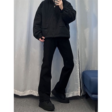 cleanfit弹力纯色修身直筒牛仔裤修身窄版直筒裤显瘦加绒65，男装牛仔裤，星座310A-4