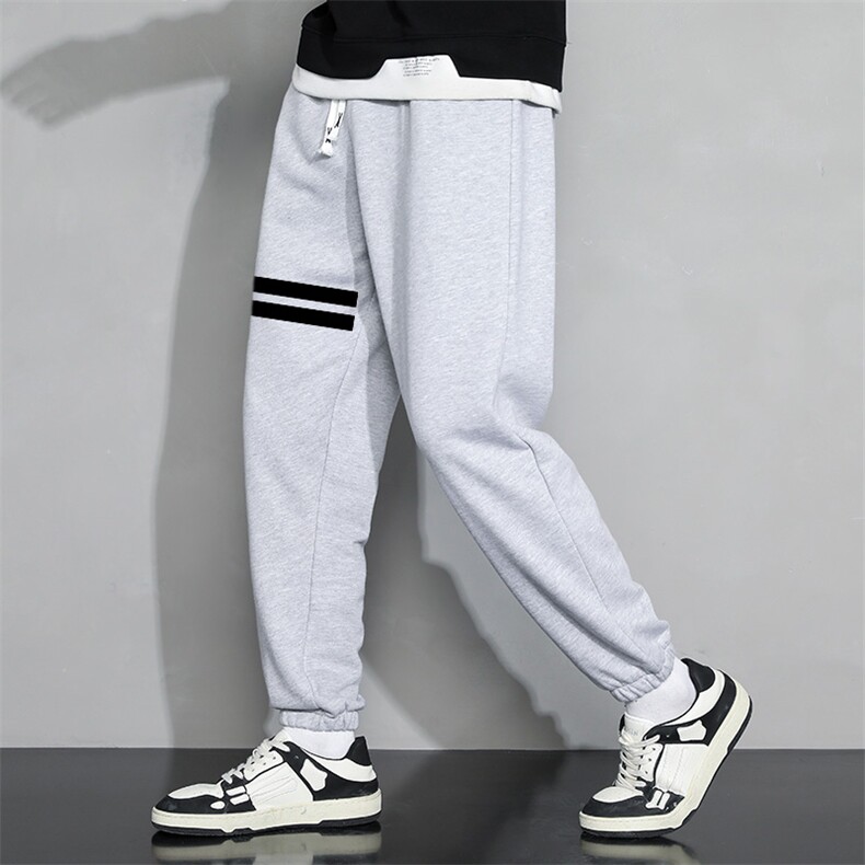 休闲裤男22秋冬新款舒适百搭运动裤潮牌修身工装裤学生卫裤Z920，男装休闲裤，星座815-2