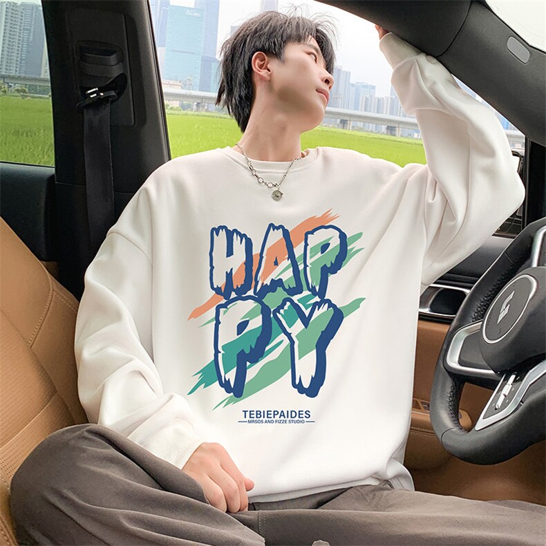 W557卫衣秋冬新款卡通休闲圆领套头上衣港风高街潮牌美式外套，女装短外套，星座304A-1