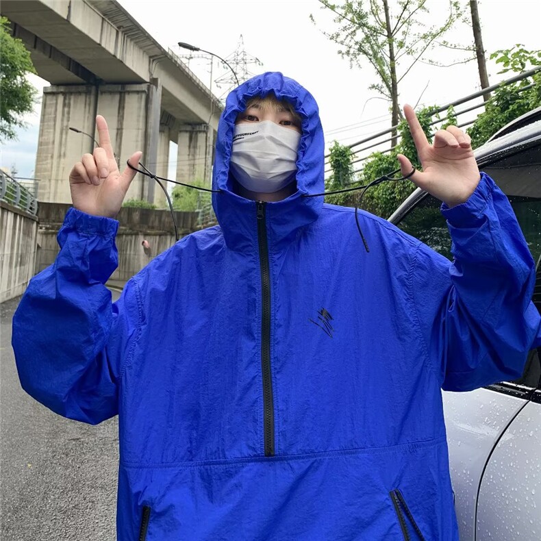 潮流夹克潮男休闲时尚外套防晒衣薄款HY83P34,男装夹克,星座1116-2