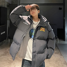 现货抖音得物可供视频三防加厚羽绒连帽棉衣外套面包棉服85533，男装棉衣，电商A486