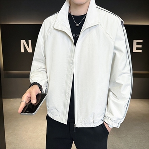秋季夹克男2025新款宽松潮牌休闲立领男装外套 A313-J112561-P130图片