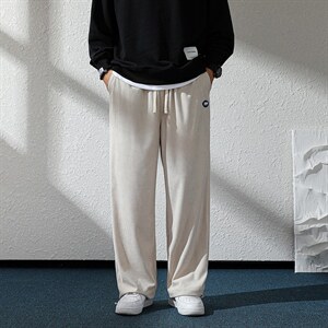 日系2024秋冬款华夫格抽绳束脚运动休闲潮牌卫裤8802-P55控69，男装休闲裤，星座914-3