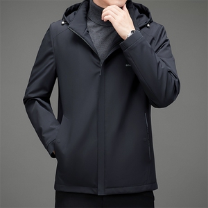 羽绒服男可脱卸帽中年男士休闲宽松爸爸冬装外套MNSA2108-P270图片