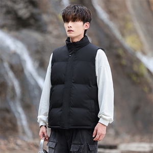 加厚立领冬季男士棉马甲潮流休闲纯色棉背心大码A266-MJ204-P30图片