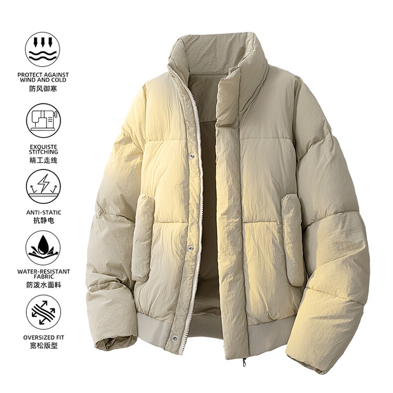 现货立领棉衣男士美式加厚外套潮牌工装棉服M0817-P83,男装棉衣,星座308B-2