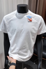 2025夏季新款港风假模大码冰丝速干短袖M-5XHT25721-特P15，男装T恤，电商A022