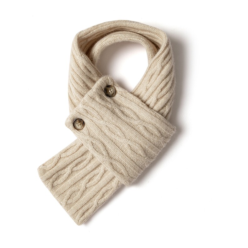 2025年秋季新款百搭女士麻花提花加厚保暖围巾，围巾，窄众羊绒