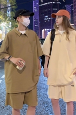 主推短袖polo衫短裤套装情侣运动服TZ307P75控98，男装牛仔裤，电商A309