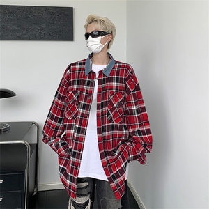 男女小香风粗织高级感格子衬衫休闲夹克外套CS01322-P40