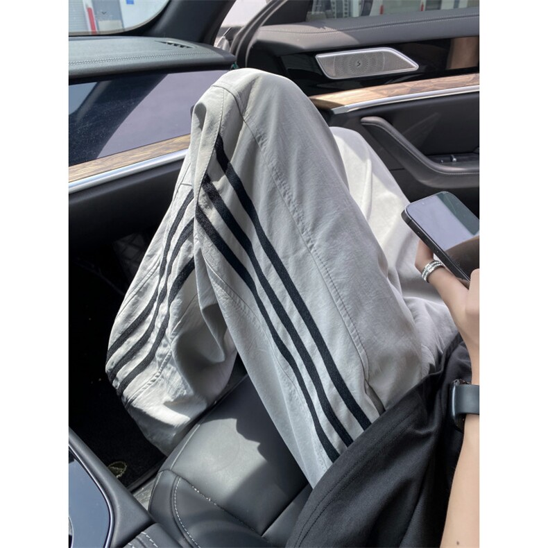 抖音品质潮流美式条纹设计速干百搭休闲裤B315-K25418-特p35控68,男装休闲裤,电商B315