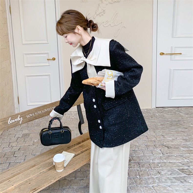 2025年冬季小香风90羽绒服210-6395-P255-K378中长款,女装羽绒服,浙宝210（原浙宝191）