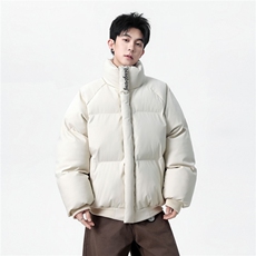 网图潮牌刺绣PU皮棉衣男女立领棉服百搭保暖外套310A-MY968-P78，男装棉衣，四季星座310A