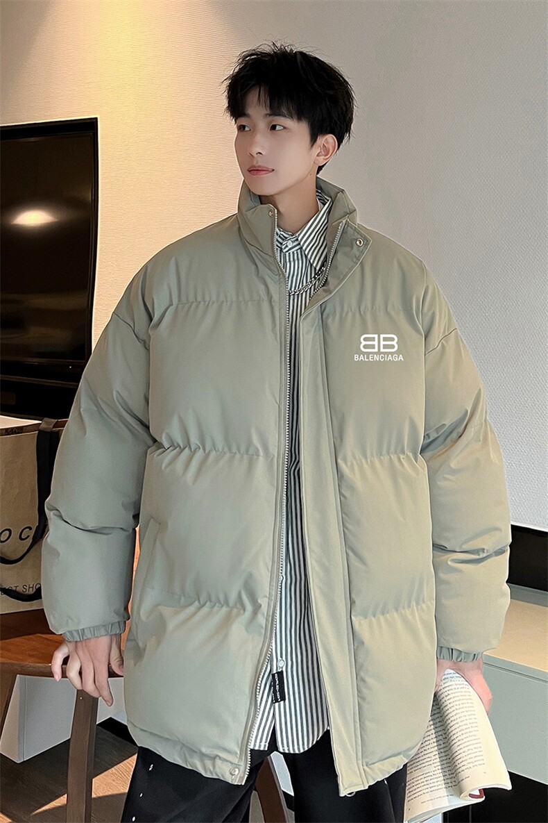 秋冬美式直播抖音高品质保暖宽松男面包服羽绒棉外套棉衣M1047P90,男装棉衣,电商C408(原B339-1)
