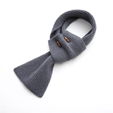 2025年秋季时尚百搭通勤简约休闲木扣元宝针围巾，围巾，丽靓一衫