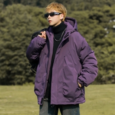 抖音得物棉衣男防风防水冲锋衣连帽棉服加厚棉服外套JH-MY845-P65，男装棉衣，星座717