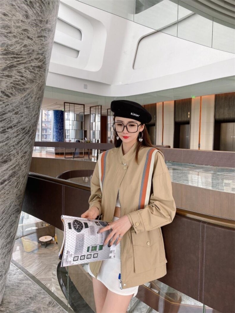 秋季新款风衣外套，女装风衣，魅丽女孩