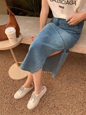 牛仔半裙，女装半身裙，肆尔