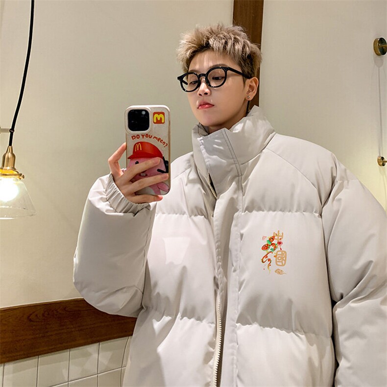 现货抖音得物可供视频冬季三防加厚羽绒棉衣外套面包棉服81159,男装棉衣,电商A486
