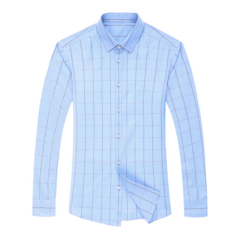 DN211712男式服装秋新款衬衫男长袖翻领休闲四季可穿衬衣P58,男装衬衫,电商B360