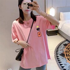 夏季新品短袖T恤，女装T恤，木橙紫 MC·Z