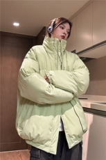 中性冬季跑量款宽松加厚纯色棉衣潮休闲保暖外套XZ811A-MF988-P90，男装棉衣，星座811A