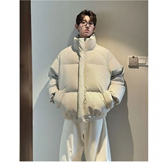 直播现货原版高品质冬季美式帆布皮棉服立体纹理加厚棉衣外套，男装棉衣，电商A443