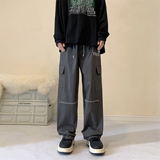 B266-Z200-P60控7823秋季新款高街直筒宽松休闲裤，男装休闲裤，星座B257-1