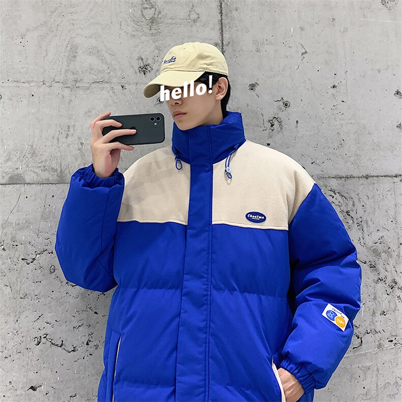 新款男百搭设计感港风棉衣M063-P90控148,男装棉衣,星座717