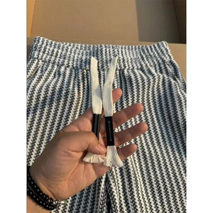 网图现货 美式宽松直筒休闲条纹五分裤DK623/P25图片