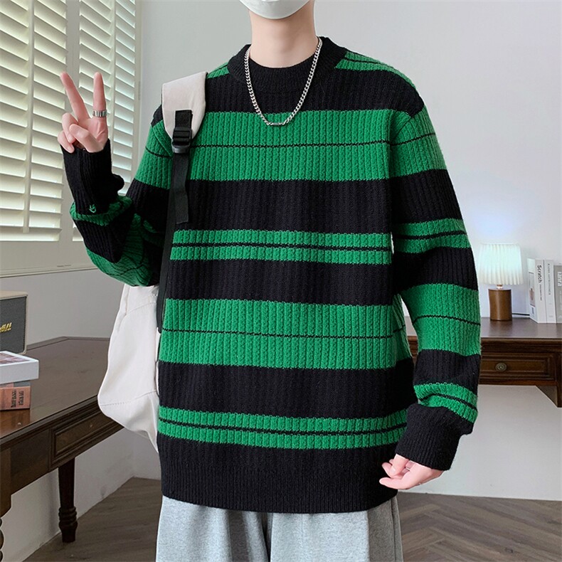 【新品】2025秋冬男士时尚休闲百搭针织毛衣潮流-M012-P45，男装针织衫/毛衣，星座1105-1