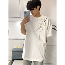 纯棉美式复古设计感短袖t恤男女夏季时尚百搭小众上衣服TC1479，男装T恤，星座1116A（原606A-3）