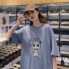 ！2021夏新款纯棉体恤印花短袖T恤男女中性风半袖T2110特P20，男装T恤，电商B220