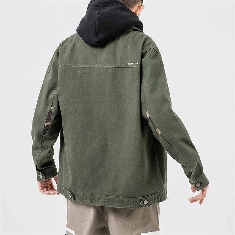 2019冬季新款日系大码男潮流牛仔加绒加厚外套棉衣J9621-P95,男装棉衣,电商A001