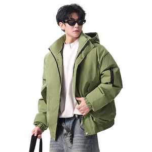 棉服男冬季新款港风宽松连帽棉衣MF9006-P90图片
