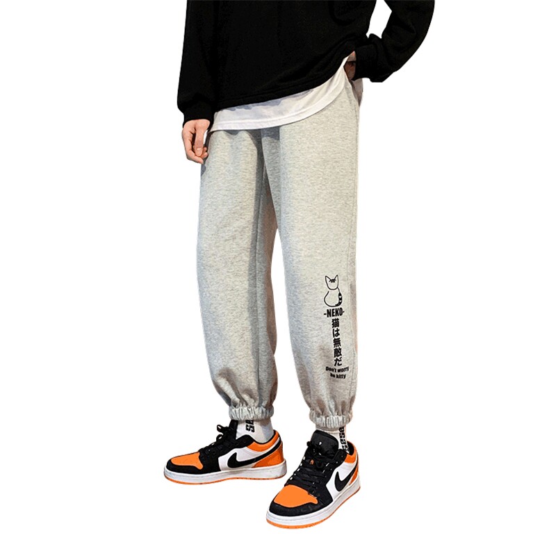 休闲裤子男2024春秋韩版潮流束脚修身时尚薄款长裤A161-G231-P35，男装休闲裤，电商A161-2