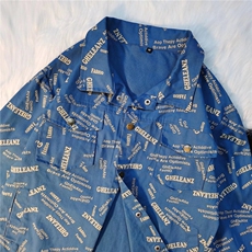 ins潮牌印花男士痞帅外套宽松韩版上衣服休闲夹克Y07P45，男装夹克，星座1116-2