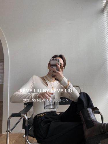 针织打底衫，女装，REVE LIU