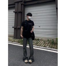 cleanfit巴家竹节牛仔裤高级感痞帅修身微喇叭裤，男装牛仔裤，星座310A-4