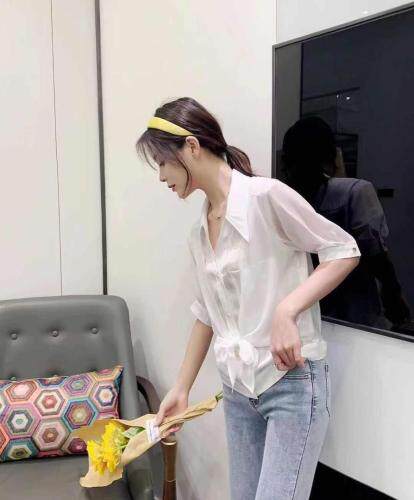 夏季新款修身显瘦假两件，女装，田间晨露