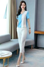 套裤.套装/套裙时尚大码潮流舒适短袖2021年夏季休闲个性优雅，女装套装/套裙，尚洛菲