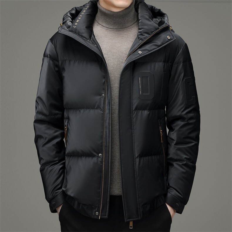 羽绒服男士连帽冬装新款宽松厚款保暖面包服外套SNNYR86R018-P235，男装羽绒服，电商B212（原钱塘6029）