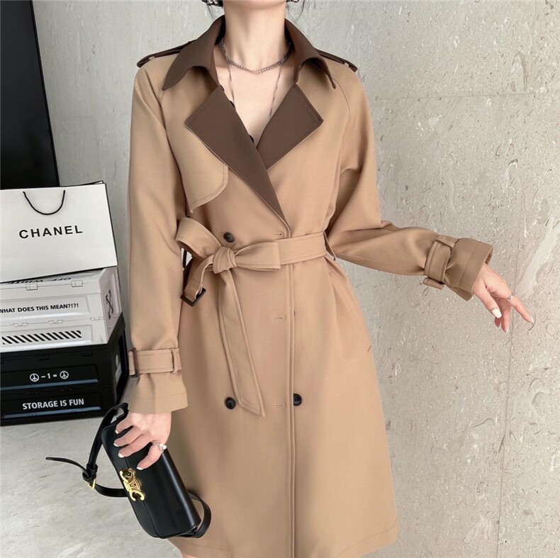 爆风衣款，女装风衣，英利伊人