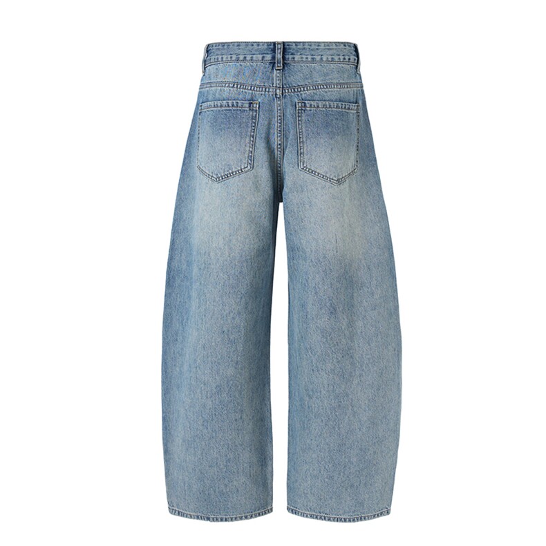 潮牌高街休闲裤潮流宽松直筒牛仔裤A161-K5009-P6099元,男装牛仔裤,电商A161