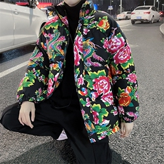 MY203冬加厚保暖面包服棉袄东北大花大码男女棉衣风特色棉袄，男装棉衣，星座115A(原星座507）