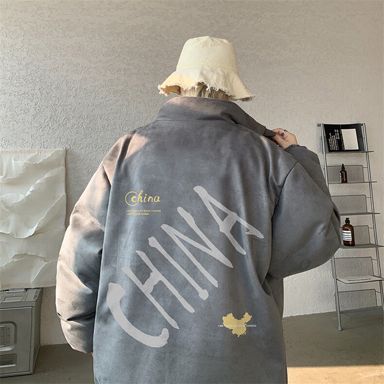 麂皮绒棉衣男大码立领棉袄子男羽绒棉服JM87208-P110,男装棉衣,电商A040