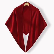 2025年秋季新款百搭女士三角形包边披肩，披肩，绒上羊绒