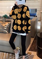 2021新款韩版时尚宽松羊羔毛加绒加厚卫衣，女装卫衣/绒衫，依露奇