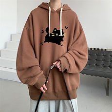 连帽卫衣男大码胖子帽衫大号运动服WY2440-P35，男装卫衣，电商A040