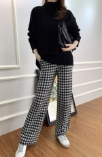 复古慵懒风毛衣女秋冬季宽松休闲针织衫上衣，女装羊毛衫，思途羊绒